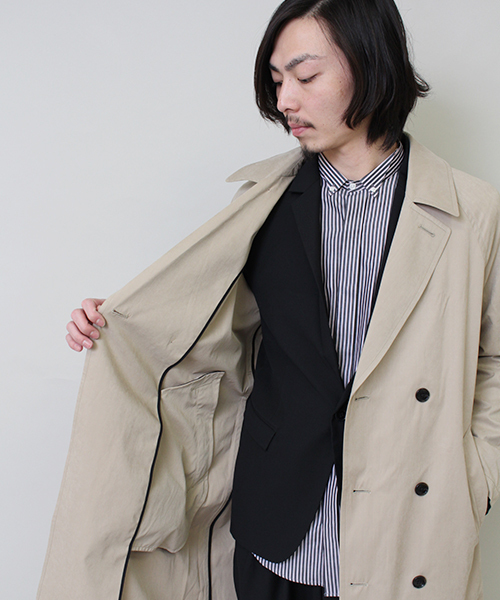 Lui's(ルイス)の「Lui's(ルイス) トレンチコート(トレンチコート・メンズ・ベージュ/オリーブ・SMALL/MEDIUM)」の8枚目の写真