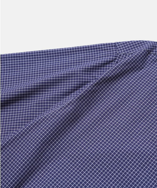 MOIF（モイフ）の「[SS26] UNIFORM H/S SHIRT / BLUE GRID（シャツ/ブラウス・メンズ・その他・1(S)/2(M)/3(L)）」の4枚目の写真