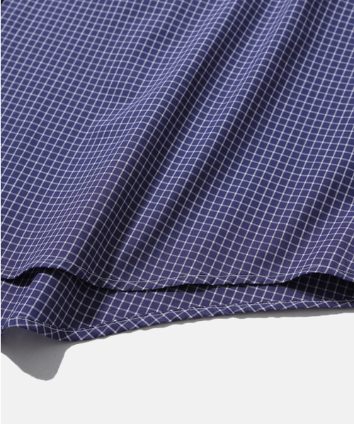 MOIF（モイフ）の「[SS26] UNIFORM H/S SHIRT / BLUE GRID（シャツ/ブラウス・メンズ・その他・1(S)/2(M)/3(L)）」の8枚目の写真