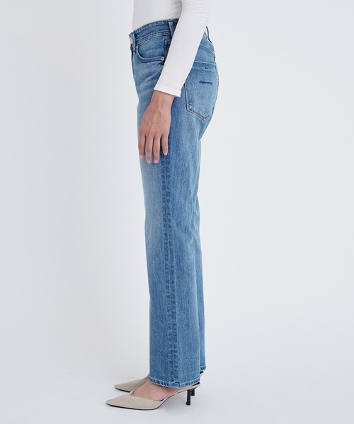 YANUK(ヤヌーク)の「Low Rise スリムストレート "LOUISE"(デニムパンツ・レディース・ブルー・26inch/24inch/23inch/22inch/21inch/25inch)」の8枚目の写真