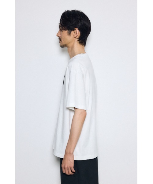 AZUL by moussy(アズールバイマウジー)の「ボックスロゴTシャツ 半袖 夏服 秋服 春服 ストリート系(Tシャツ/カットソー・メンズ・サックスブルー/ホワイト/ライトグレー・SMALL/MEDIUM/LARGE)」の16枚目の写真
