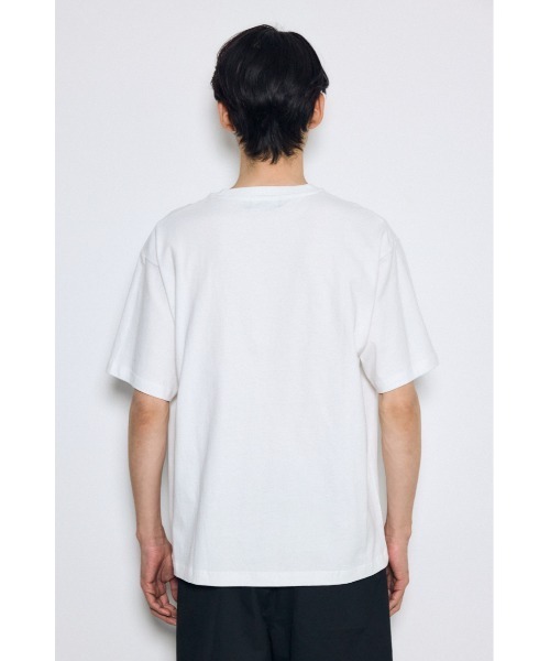 AZUL by moussy(アズールバイマウジー)の「ボックスロゴTシャツ 半袖 夏服 秋服 春服 ストリート系(Tシャツ/カットソー・メンズ・サックスブルー/ホワイト/ライトグレー・SMALL/MEDIUM/LARGE)」の17枚目の写真