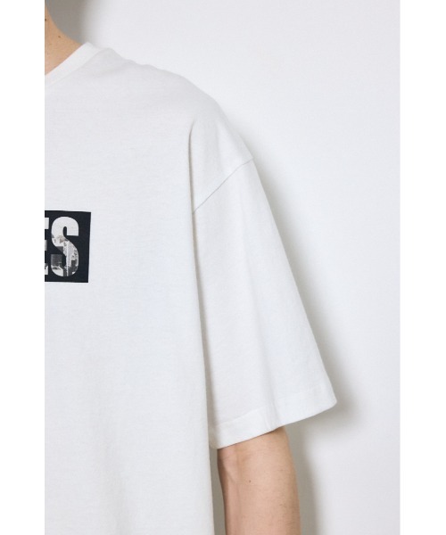 AZUL by moussy(アズールバイマウジー)の「ボックスロゴTシャツ 半袖 夏服 秋服 春服 ストリート系(Tシャツ/カットソー・メンズ・サックスブルー/ホワイト/ライトグレー・SMALL/MEDIUM/LARGE)」の19枚目の写真