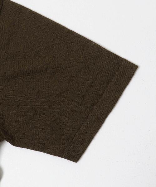 URBAN RESEARCH DOORS(アーバンリサーチドアーズ)の「Ramie High Gauge Crew-Neck Knit(ニット/セーター・メンズ・チャコールグレー/ブラウン・LARGE/MEDIUM)」の13枚目の写真