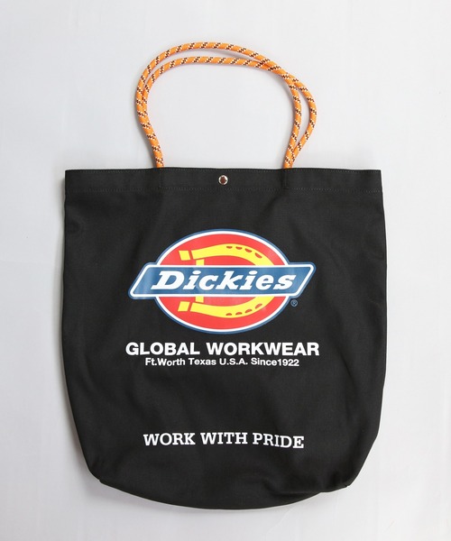 Dickies（ディッキーズ）の「ロゴプリントロープトートバック（トートバッグ・メンズ・ホワイト×グリーン/ブラック×ブラック/ホワイト系その他/ブラック系その他・FREE）」の4枚目の写真