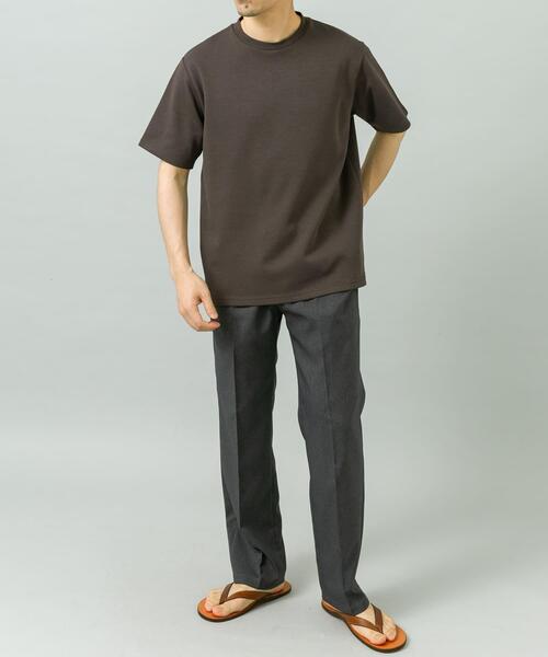 URBAN RESEARCH ROSSO MEN(アーバンリサーチロッソメン)の「『接触冷感/速乾』『XLサイズあり』ハイパフォーマンスSTANDARDポンチTシャツ(Tシャツ/カットソー・メンズ・ホワイト/ネイビー/ブラック/グレー系その他/チャコールグレー・SMALL/MEDIUM/LARGE/X-LARGE)」の13枚目の写真