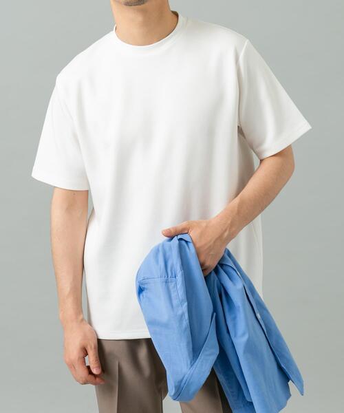 URBAN RESEARCH ROSSO MEN(アーバンリサーチロッソメン)の「『接触冷感/速乾』『XLサイズあり』ハイパフォーマンスSTANDARDポンチTシャツ(Tシャツ/カットソー・メンズ・ホワイト/ネイビー/ブラック/グレー系その他/チャコールグレー・SMALL/MEDIUM/LARGE/X-LARGE)」の16枚目の写真