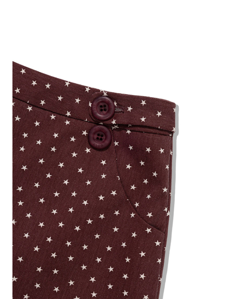 UGLY SHADOW(アグリーシャドウ)の「PIGMENT STAR MINI SKIRT(BURGUNDY)(スカート・レディース・その他・SMALL/MEDIUM)」の6枚目の写真