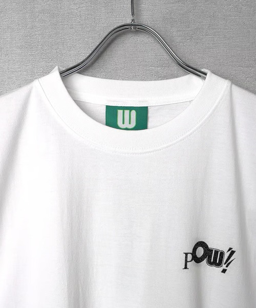 WBSB（ダブルビーエスビー）の「WBSB/ダブルビーエスビー Pow S/S TEE クルーネック 半袖 Tシャツ プリントデザイン メンズ 秋 秋服 2026年秋冬（Tシャツ/カットソー・メンズ・ホワイト系その他/ホワイト系その他2/ホワイト系その他3・M/L/XL）」の7枚目の写真
