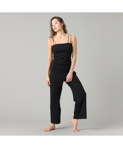 Chacott(チャコット)の「ソフトリブブラキャミソール(その他トップス・レディース・ホワイト/ブラウン・M)」の3枚目の写真