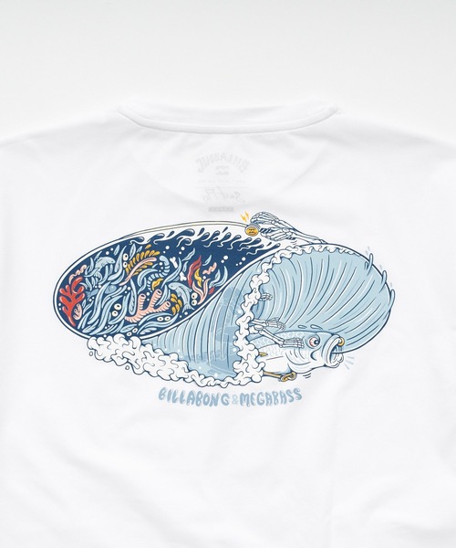 BILLABONG(ビラボン)の「BILLABONG メンズ MEGABASS SURF FLEX サーフTシャツ 【2026年夏モデル】(Tシャツ/カットソー・メンズ・ホワイト/ブラック系その他・LARGE/X-LARGE/MEDIUM)」の8枚目の写真