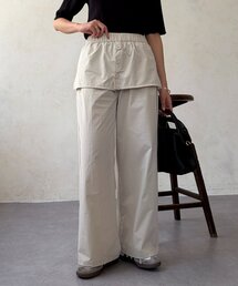 Chez toi | フレア重ねパンツ(その他パンツ)