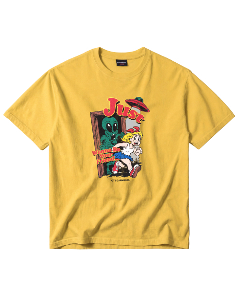 QT8 GARMENTS(キューティーエイトガーメント)の「LB Just Wanna Be Washed Tee (Yellow)(Tシャツ/カットソー・メンズ・その他・SMALL/MEDIUM/LARGE/X-LARGE)」の2枚目の写真