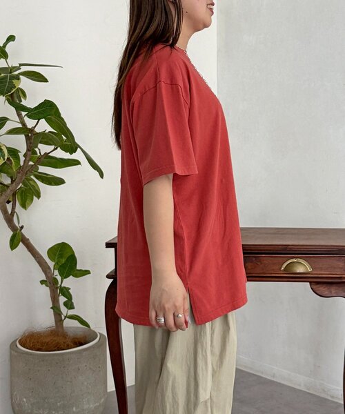 CPCM(シーピーシーエム)の「アソートアップリケT(Tシャツ/カットソー・レディース・ネイビー/イエロー/グレー/レッド/ホワイト・FREE)」の7枚目の写真