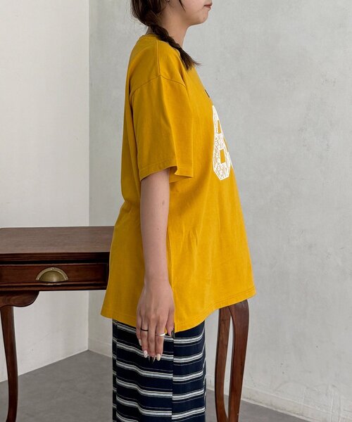 CPCM(シーピーシーエム)の「アソートアップリケT(Tシャツ/カットソー・レディース・ネイビー/イエロー/グレー/レッド/ホワイト・FREE)」の10枚目の写真
