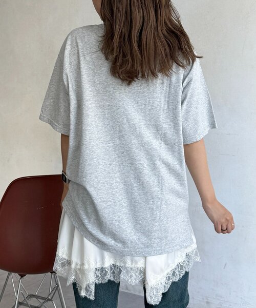 CPCM(シーピーシーエム)の「アソートアップリケT(Tシャツ/カットソー・レディース・ネイビー/イエロー/グレー/レッド/ホワイト・FREE)」の21枚目の写真