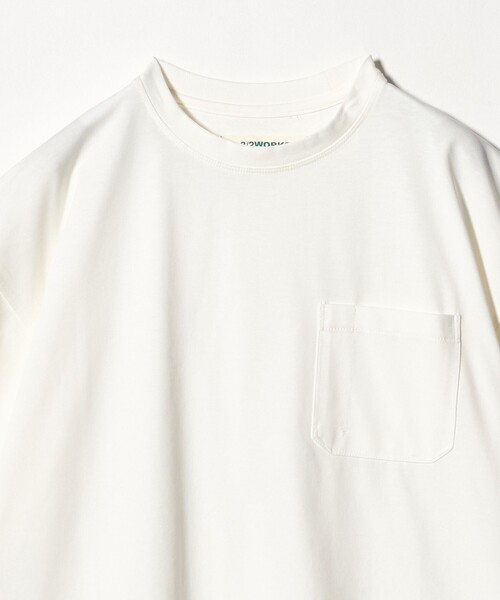 green label relaxing(グリーンレーベルリラクシング)の「【別注/WEB限定】<3/2 WORKS>GLR ユーティリティ 半袖 Tシャツ カットソー(Tシャツ/カットソー・メンズ・ワイン/ライトグレー/オフホワイト/ブラック・S/M/L/XL)」の17枚目の写真