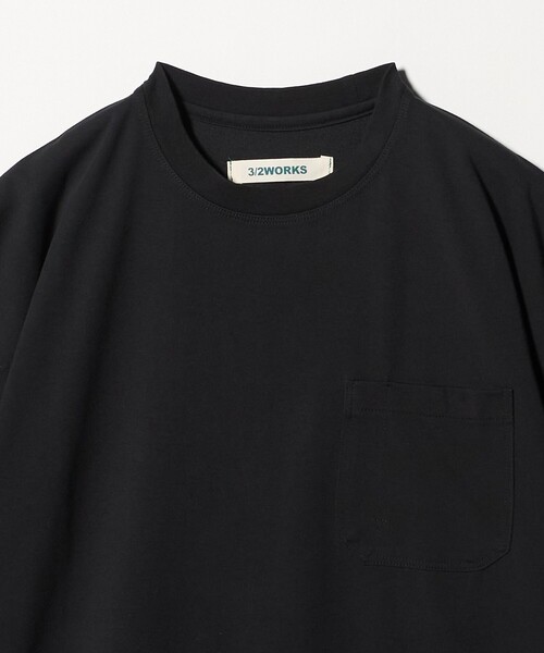 green label relaxing(グリーンレーベルリラクシング)の「【別注/WEB限定】<3/2 WORKS>GLR ユーティリティ 半袖 Tシャツ カットソー(Tシャツ/カットソー・メンズ・ワイン/ライトグレー/オフホワイト/ブラック・S/M/L/XL)」の20枚目の写真