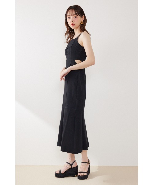 rienda(リエンダ)の「サイドカットキャミワンピース 夏服(ワンピース・レディース・ライトブルー/ブラック/ホワイト・FREE)」の17枚目の写真