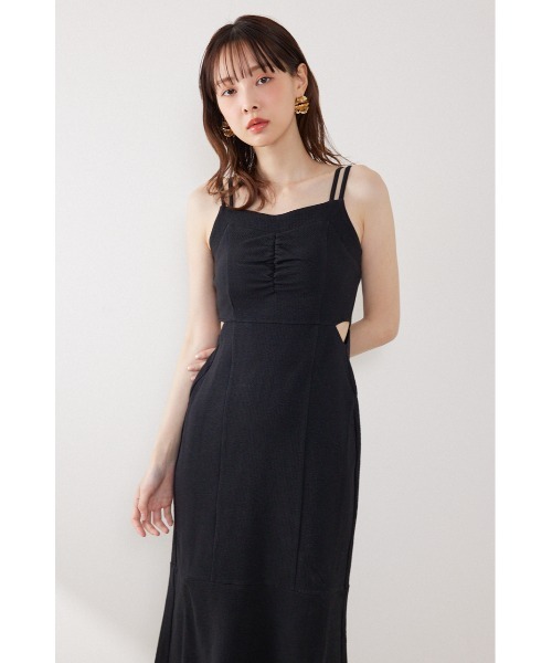 rienda(リエンダ)の「サイドカットキャミワンピース 夏服(ワンピース・レディース・ライトブルー/ブラック/ホワイト・FREE)」の19枚目の写真