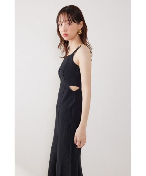 rienda(リエンダ)の「サイドカットキャミワンピース 夏服(ワンピース・レディース・ライトブルー/ブラック/ホワイト・FREE)」の20枚目の写真