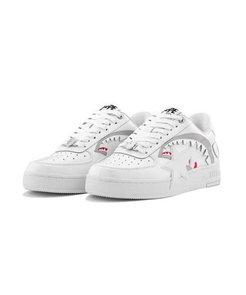 A BATHING APE(アベイシングエイプ)の「BAPE STA OS #1(スニーカー・レディース・ブラック/ホワイト/ピンク・6/4/5)」の1枚目の写真