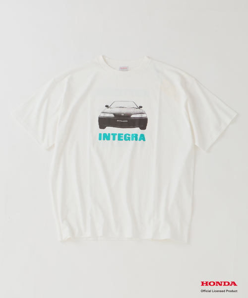 JOURNAL STANDARD relume(ジャーナルスタンダード レリューム)の「Honda / ホンダ 別注 インテグラ プリントTシャツ(Tシャツ/カットソー・メンズ・ホワイト/ブラック/ホワイト×ホワイト・MEDIUM/LARGE)」の2枚目の写真