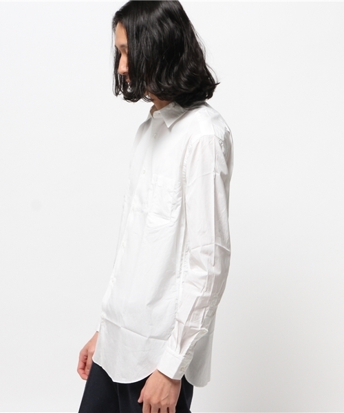 OUTLET（アウトレット）の「【BLOOM&BRANCH】ベーシックシャツM（シャツ/ブラウス・メンズ・ホワイト・LARGE）」の2枚目の写真