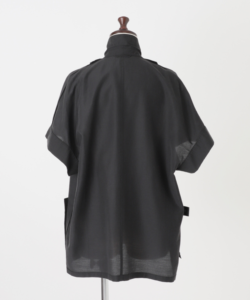 Spick & Span(スピックアンドスパン)の「ライトクロスハーフスリーブジャケット(テーラードジャケット・レディース・ブラック/ベージュ・FREE)」の16枚目の写真