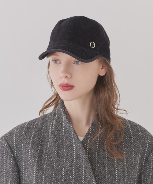 Chapeau d' O(シャポードオー)の「Chapeau d' O Corduroy Piping 6P Cap / シャポードオー(キャップ・レディース・オレンジ/ブラック/ブラウン・FREE)」の1枚目の写真
