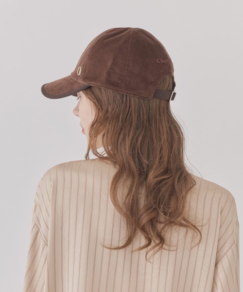 Chapeau d' O(シャポードオー)の「Chapeau d' O Corduroy Piping 6P Cap / シャポードオー(キャップ・レディース・オレンジ/ブラック/ブラウン・FREE)」の17枚目の写真