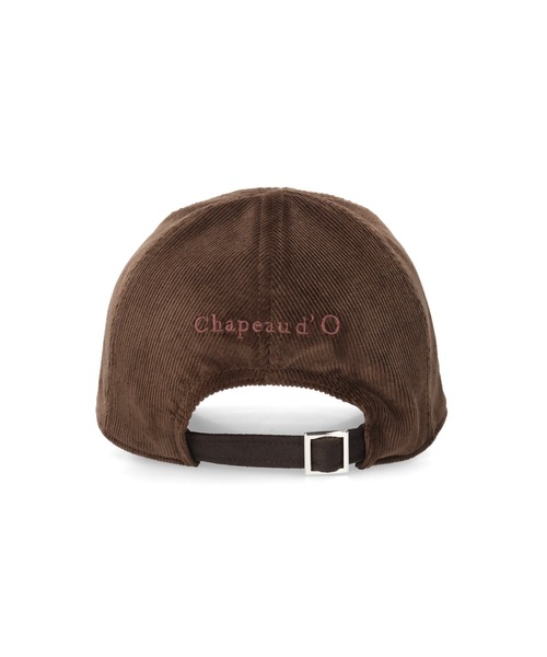 Chapeau d' O(シャポードオー)の「Chapeau d' O Corduroy Piping 6P Cap / シャポードオー(キャップ・レディース・オレンジ/ブラック/ブラウン・FREE)」の20枚目の写真
