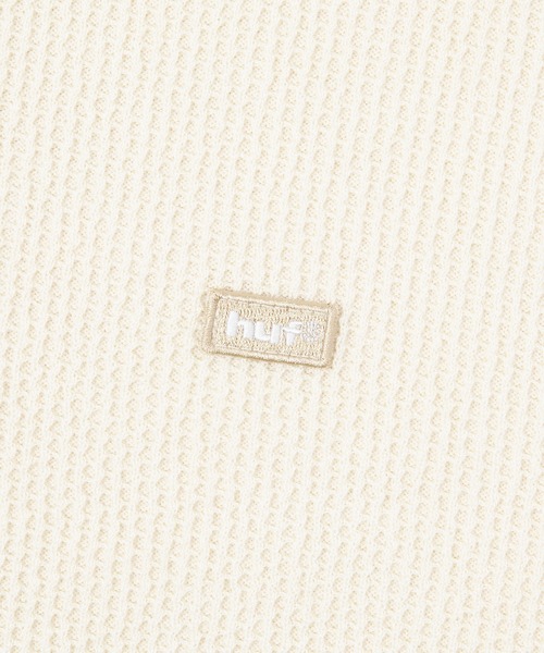 HUF(ハフ)の「AIR FLOW HALF ZIP POLO(ポロシャツ・メンズ・アイボリー/ダークブラウン・S/XL/L/M)」の14枚目の写真