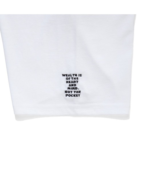 BILLIONAIRE BOYS CLUB（ビリオネア・ボーイズ・クラブ）の「COTTON T-SHIRT_ARCH LOGO（Tシャツ/カットソー・メンズ・ホワイト/チャコールグレー/ブラック・SMALL/MEDIUM/LARGE/X-LARGE）」の4枚目の写真