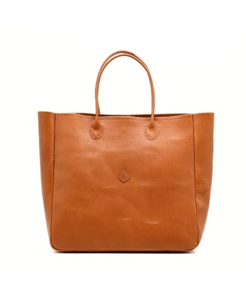 CLEDRAN（クレドラン）の「【本ヌメ革　A4対応】CL4010 NOS CLASSIC TOTE（トートバッグ・レディース・キャメル/ブラック・FREE）」の2枚目の写真