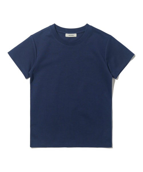 CARGOBROS FOR WOMAN(カーゴブロスフォーウィメン)の「スタシースルーロングスリーブレイヤード半袖Tシャツセット(アイボリー/ネイビー)(Tシャツ/カットソー・レディース・その他・FREE)」の6枚目の写真