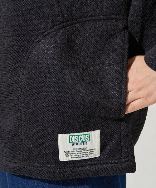 FREAK'S STORE(フリークスストア)の「限定展開 DISCUS ATHLETIC/ディスカスアスレチック インレー 裏シャギー ボンディング 配色 スナップカーディガン(カーディガン/ボレロ・レディース・グレー/ブラック/ブラウン・MEDIUM)」の8枚目の写真