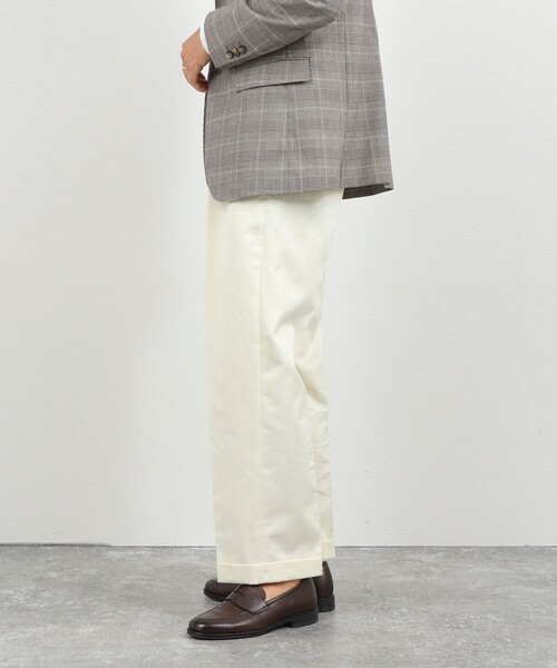 NOLLEY’S(ノーリーズ)の「2タックスラックス サイドアジャスター 26AW(スラックス・メンズ・キナリ/ネイビー/グレー・S/M/L/XL)」の17枚目の写真