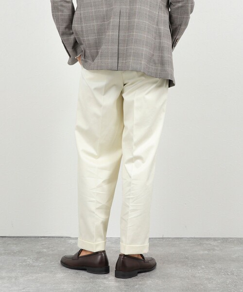 NOLLEY’S(ノーリーズ)の「2タックスラックス サイドアジャスター 26AW(スラックス・メンズ・キナリ/ネイビー/グレー・S/M/L/XL)」の16枚目の写真