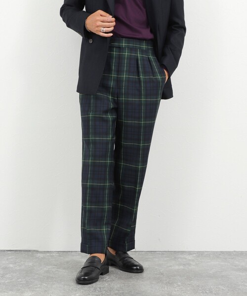 NOLLEY’S(ノーリーズ)の「2タックスラックス サイドアジャスター 26AW(スラックス・メンズ・キナリ/ネイビー/グレー・S/M/L/XL)」の7枚目の写真