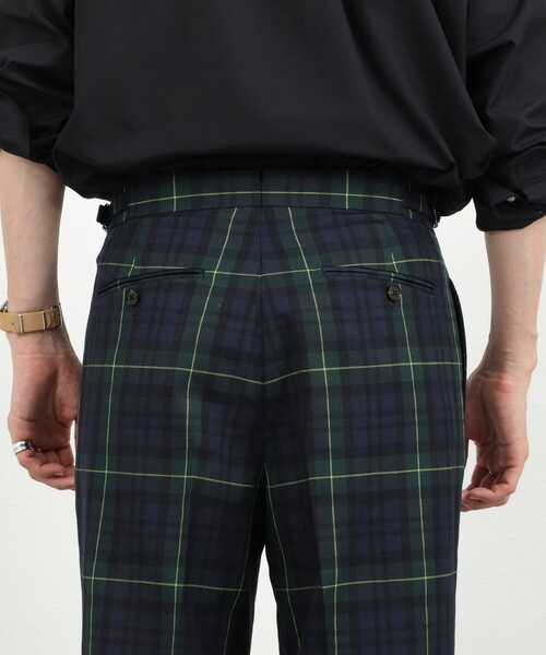 NOLLEY’S(ノーリーズ)の「2タックスラックス サイドアジャスター 26AW(スラックス・メンズ・キナリ/ネイビー/グレー・S/M/L/XL)」の4枚目の写真