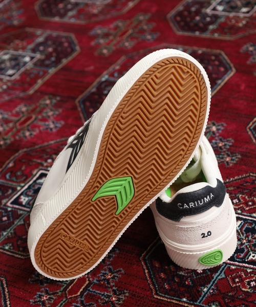 CARIUMA(カリウマ)の「CATIBA PRO 2.0 Suede Cordura Logo Sneaker カティバ プロ スエード コーデュラ ロゴ スニーカー(スニーカー・メンズ・ホワイト系その他2/ホワイト系その他・US8/US7/US7.5/US-12/US-11/US-10/US-9h/US-8h/US-13/US-10h/US8.5/US6)」の3枚目の写真