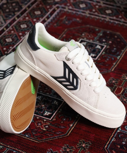CARIUMA(カリウマ)の「CATIBA PRO 2.0 Suede Cordura Logo Sneaker カティバ プロ スエード コーデュラ ロゴ スニーカー(スニーカー・メンズ・ホワイト系その他2/ホワイト系その他・US8/US7/US7.5/US-12/US-11/US-10/US-9h/US-8h/US-13/US-10h/US8.5/US6)」の7枚目の写真