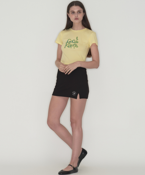 THIRSTYCLUB(サースティークラブ)の「Good karma t shirt - Yellow(Tシャツ/カットソー・レディース・その他・FREE)」の4枚目の写真