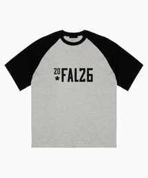 NUMBER ヘビーウェイトレグラン半袖Tシャツ[メランジグレー]