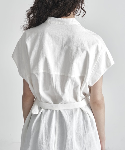 AKIRANAKA(アキラナカ)の「【AKIRANAKA/アキラナカ】Rachele shirt(シャツ/ブラウス・レディース・ホワイト/ブラック・1)」の8枚目の写真