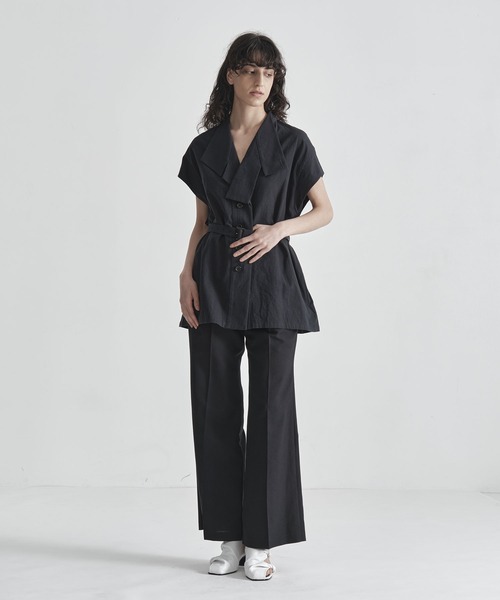 AKIRANAKA(アキラナカ)の「【AKIRANAKA/アキラナカ】Rachele shirt(シャツ/ブラウス・レディース・ホワイト/ブラック・1)」の9枚目の写真