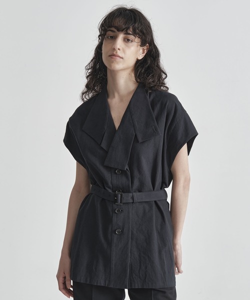 AKIRANAKA(アキラナカ)の「【AKIRANAKA/アキラナカ】Rachele shirt(シャツ/ブラウス・レディース・ホワイト/ブラック・1)」の11枚目の写真