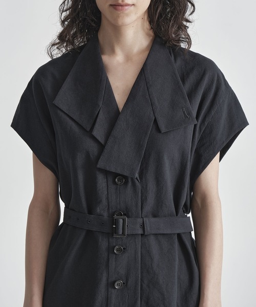 AKIRANAKA(アキラナカ)の「【AKIRANAKA/アキラナカ】Rachele shirt(シャツ/ブラウス・レディース・ホワイト/ブラック・1)」の12枚目の写真