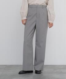 ◆【名品 / マルチサイズ / ウォッシャブル】シャークスキン強撚バックルパンツ